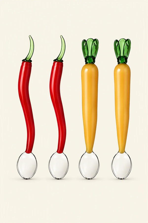 Fresh Picked Multi-Color Glass Stirring Spoon