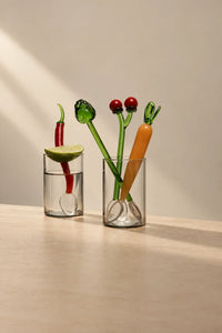 Fresh Picked Multi-Color Glass Stirring Spoon