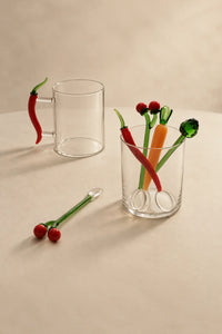 Fresh Picked Multi-Color Glass Stirring Spoon