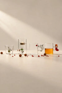 Winter Fable Multi-Color Glass Tableware Collection