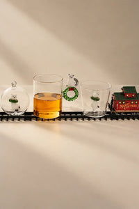 Winter Fable Multi-Color Glass Tableware Collection