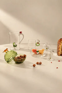 Winter Fable Multi-Color Glass Tableware Collection
