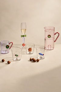 Winter Fable Multi-Color Glass Tableware Collection