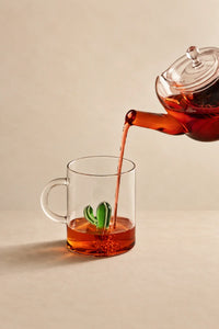 Hidden Oasis Clear Glass Drinking Glass