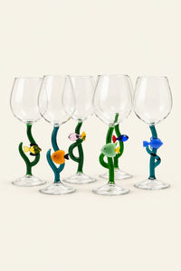 Sea Garden Clear Borosilicate Glassware