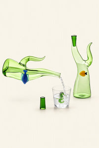 Marine Garden Multi-Color Glass Drinkware Set