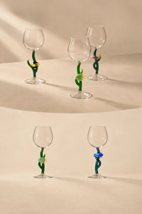 Marine Garden Multi-Color Glass Drinkware Set