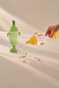 Marine Garden Multi-Color Glass Drinkware Set