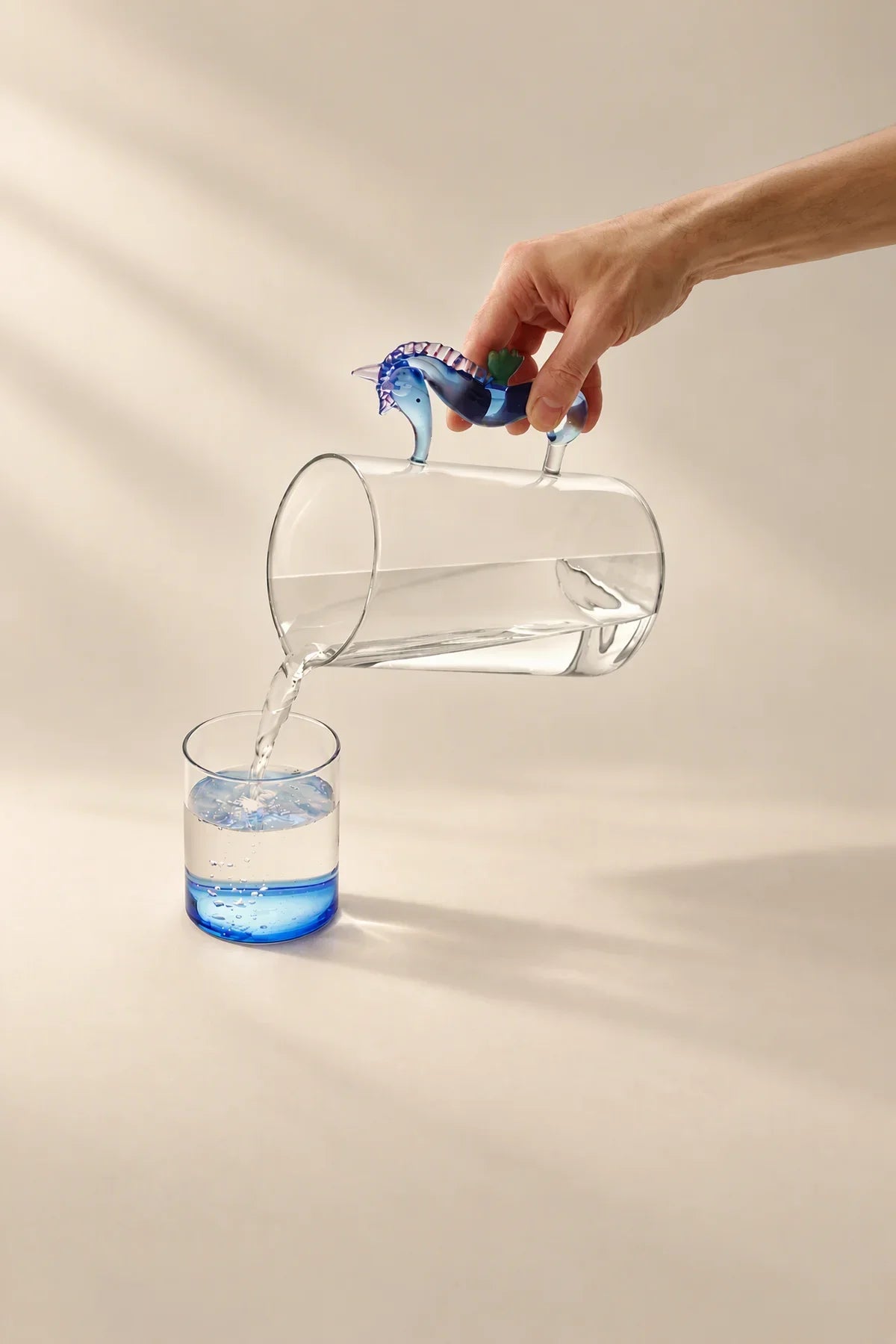 Marine Garden Multi-Color Glass Drinkware Set