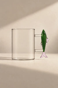 Marine Garden Multi-Color Glass Drinkware Set