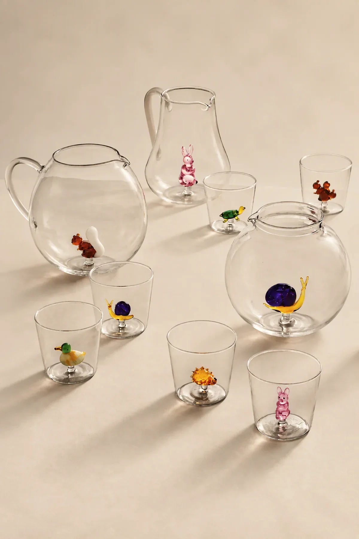 Glass Menagerie Clear Glass Tumbler