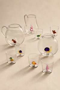Glass Menagerie Clear Glass Tumbler