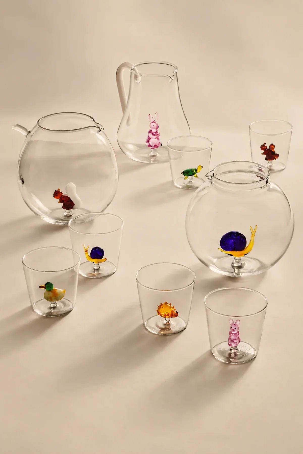Glass Menagerie Clear Glass Tumbler