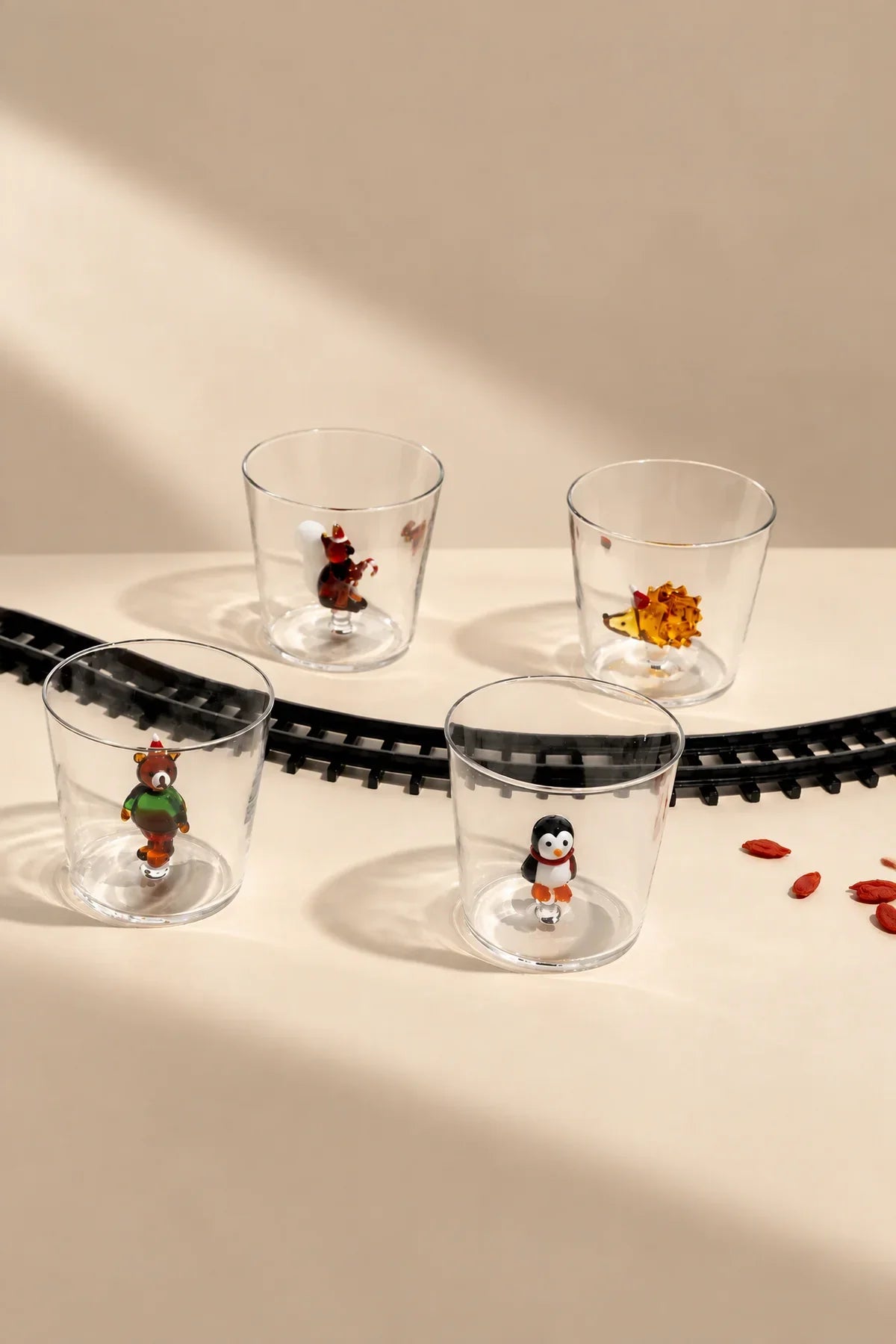 Hidden Fable Clear Glass Tumbler