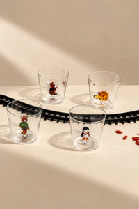 Hidden Fable Clear Glass Tumbler