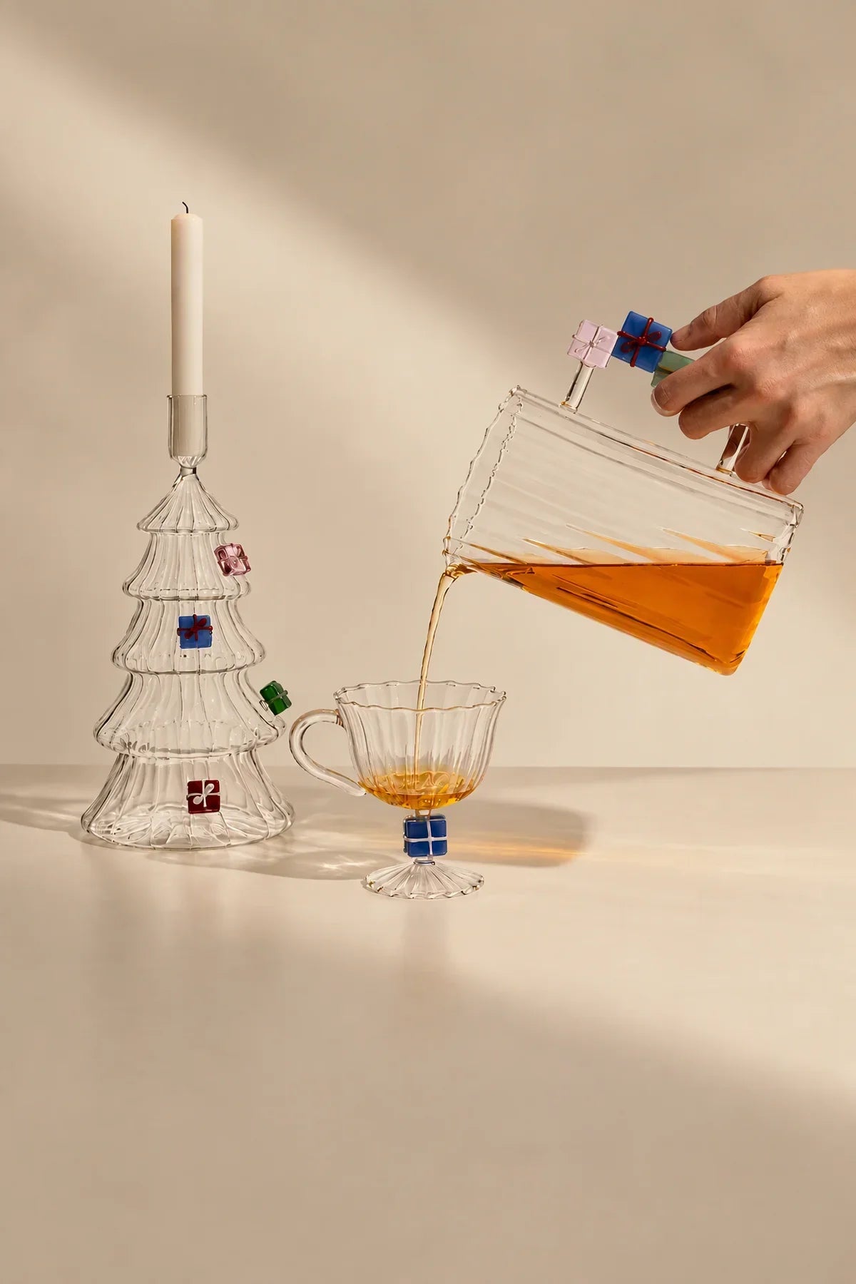 Hidden Fable Clear Glass Tumbler