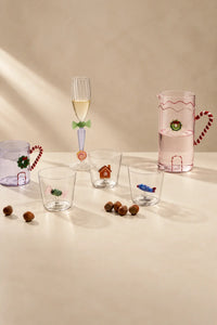 Hidden Fable Clear Glass Tumbler