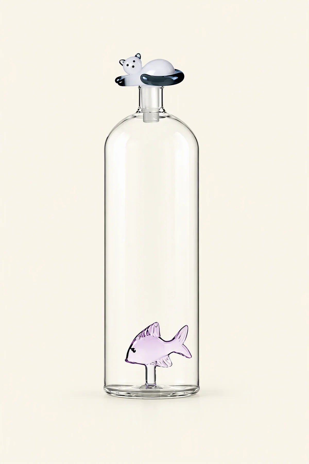 Aquarium Theater Clear Glass Water Carafe