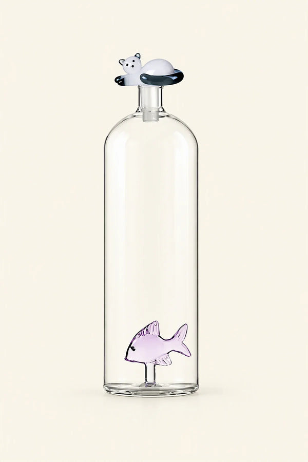 Aquarium Theater Clear Glass Water Carafe