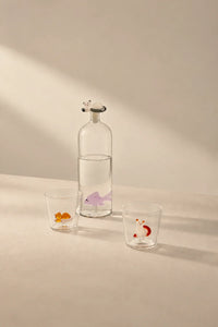Aquarium Theater Clear Glass Water Carafe