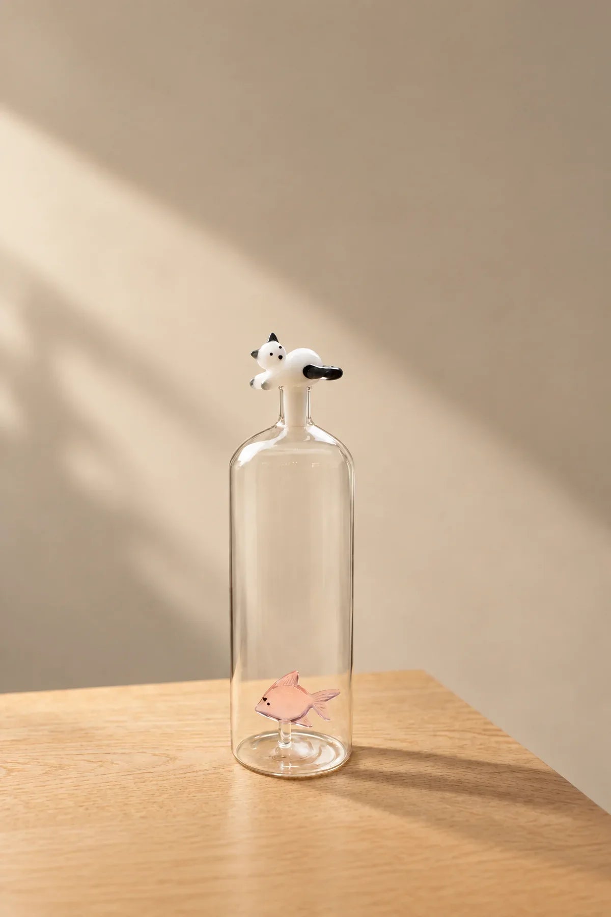 Aquarium Theater Clear Glass Water Carafe