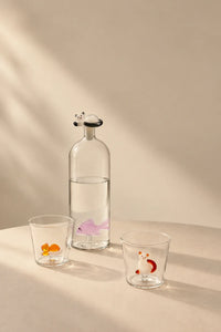Aquarium Theater Clear Glass Water Carafe