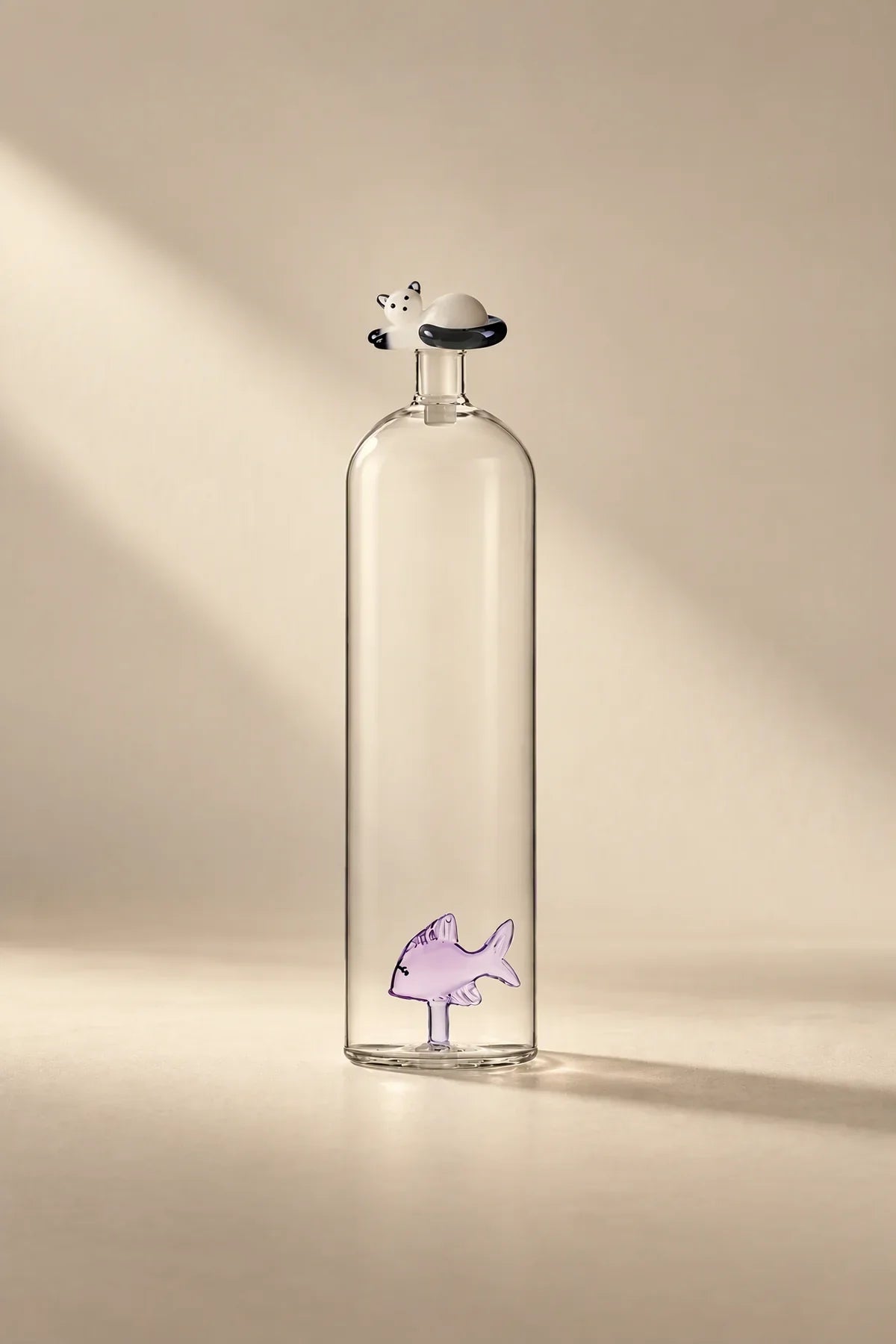 Aquarium Theater Clear Glass Water Carafe
