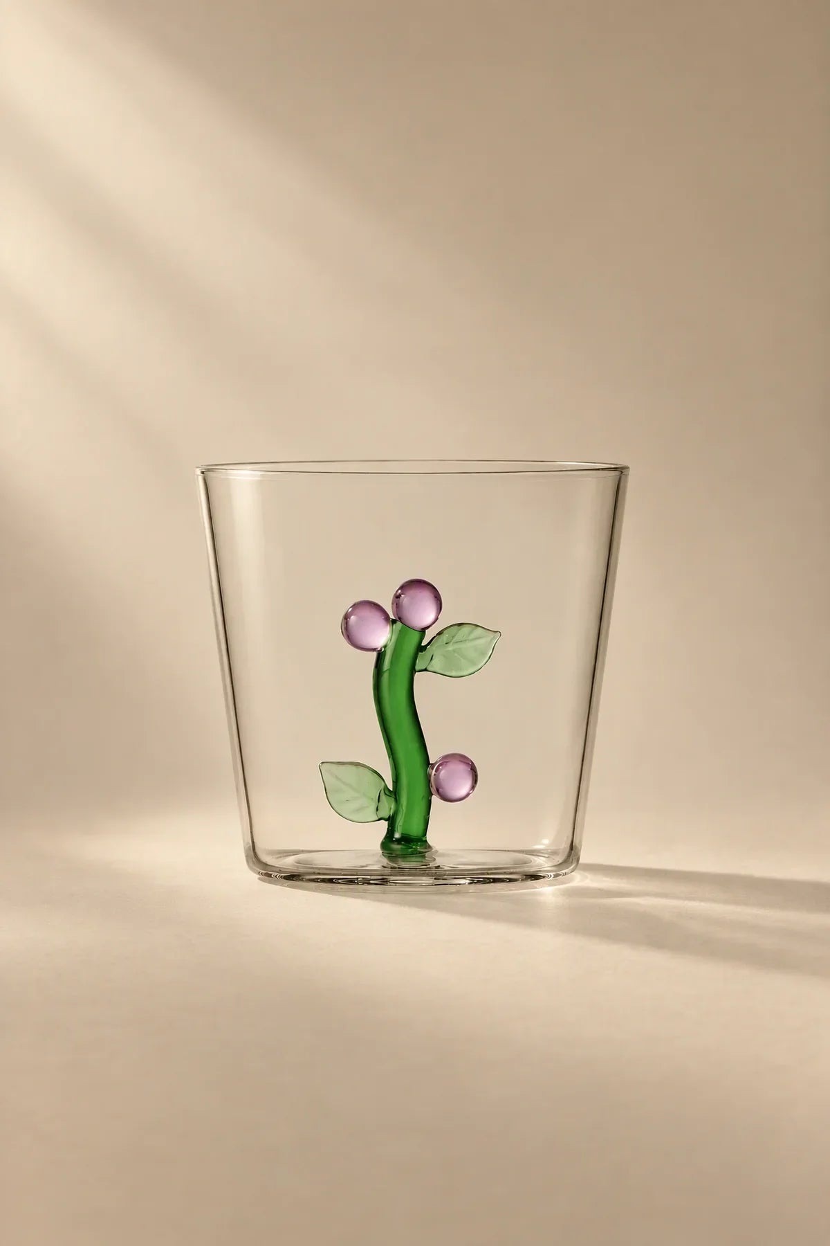 Rooted Flora Multi-Color Glass Drinkware Set