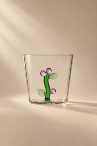 Rooted Flora Multi-Color Glass Drinkware Set