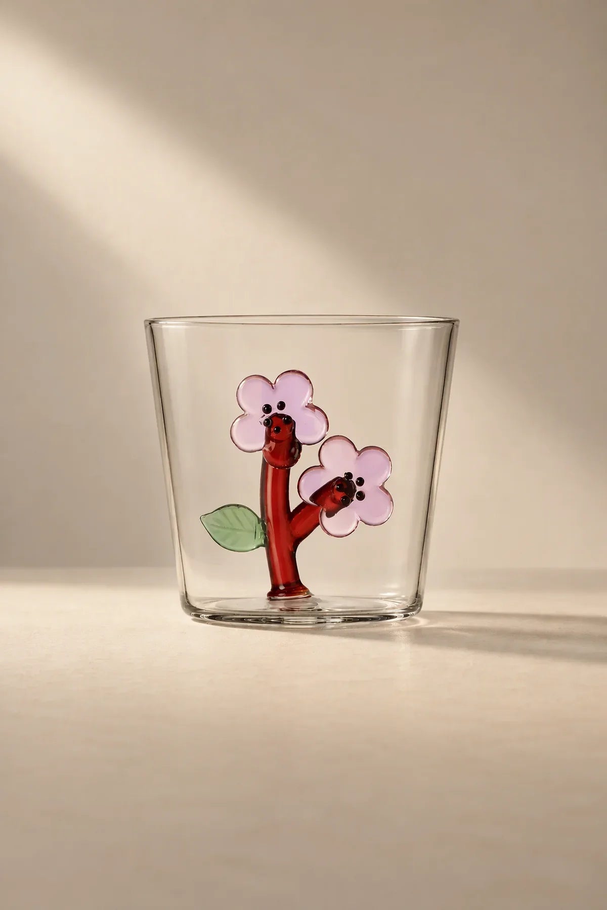 Rooted Flora Multi-Color Glass Drinkware Set