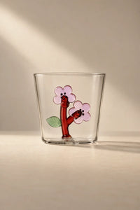 Rooted Flora Multi-Color Glass Drinkware Set