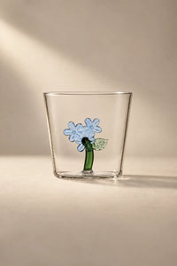 Rooted Flora Multi-Color Glass Drinkware Set
