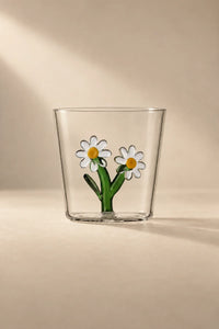 Rooted Flora Multi-Color Glass Drinkware Set