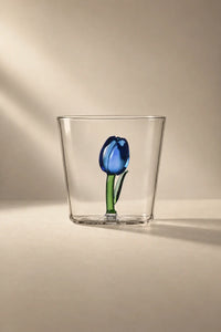 Rooted Flora Multi-Color Glass Drinkware Set