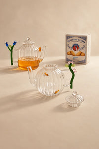 Botanica Garden Clear Borosilicate Glass Drinkware Set