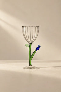 Botanica Garden Clear Borosilicate Glass Drinkware Set