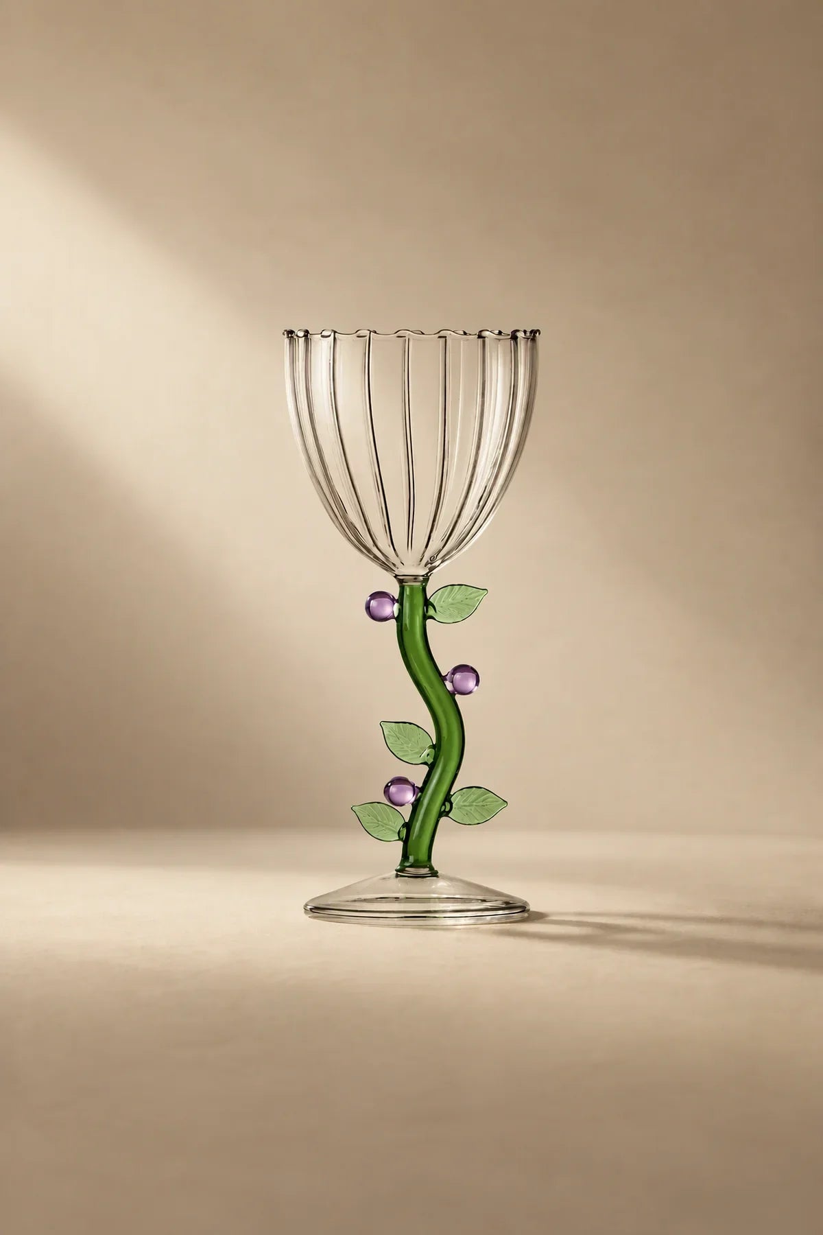 Botanica Garden Clear Borosilicate Glass Drinkware Set