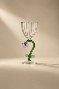 Botanica Garden Clear Borosilicate Glass Drinkware Set