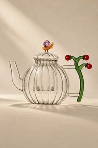 Wildwood Clear Glass Teapot