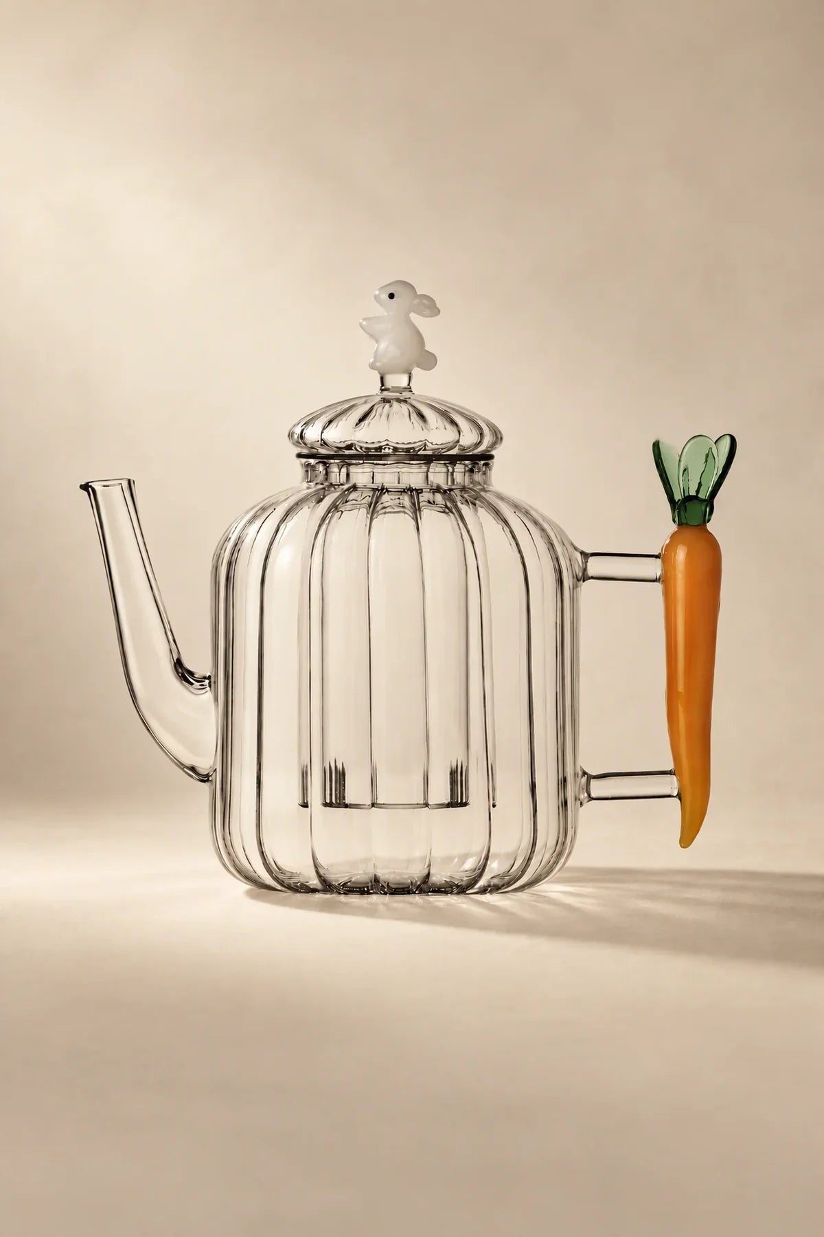 Wildwood Clear Glass Teapot