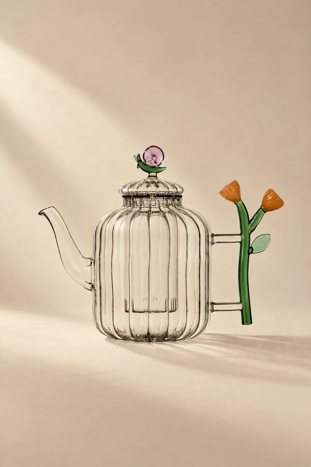 Wildwood Clear Glass Teapot