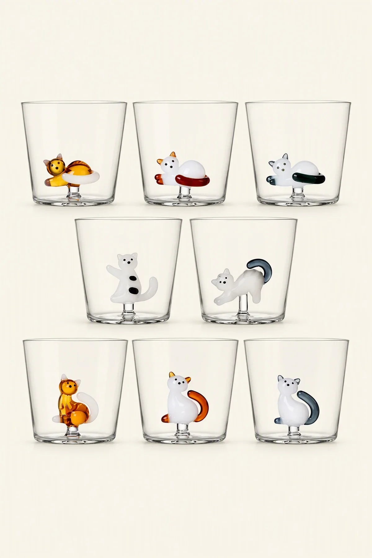 Hidden Curiosity Clear Glass Drinking Cup