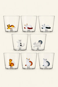 Hidden Curiosity Clear Glass Drinking Cup