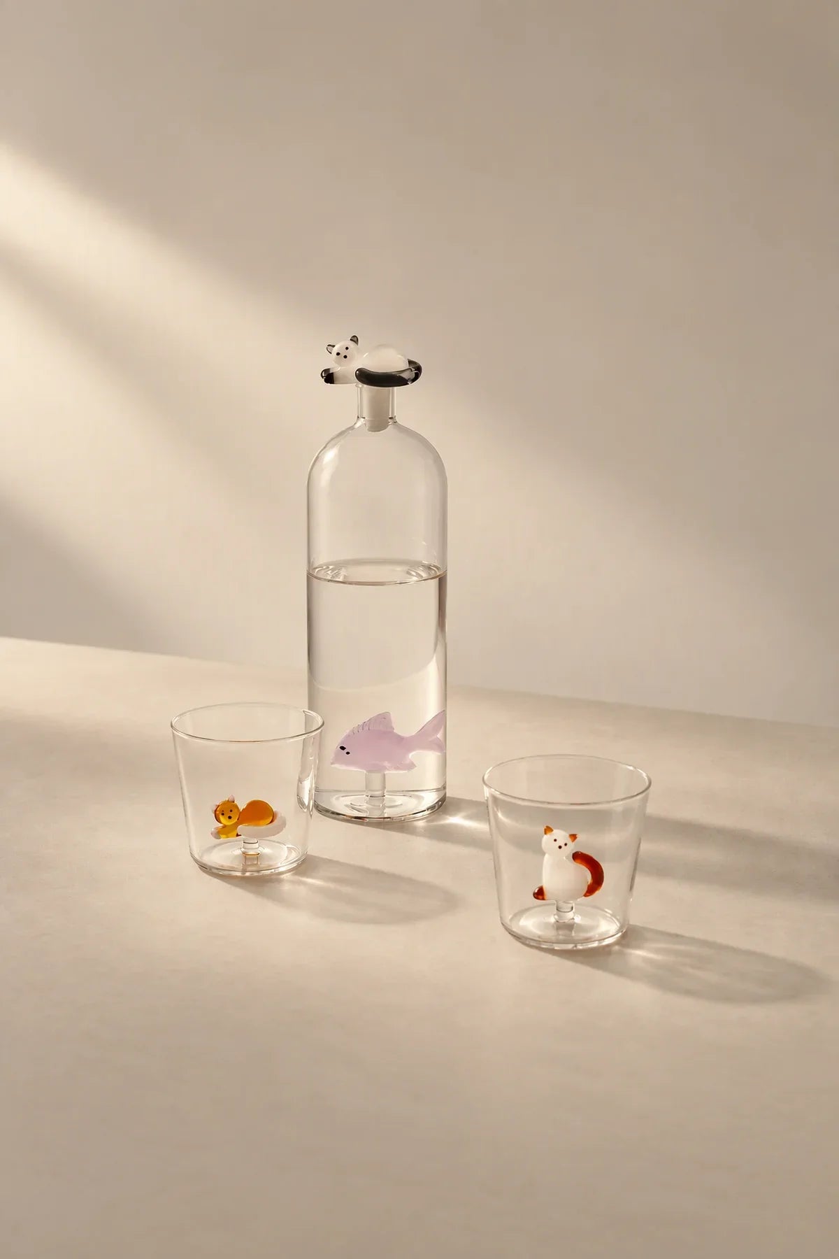 Hidden Curiosity Clear Glass Drinking Cup
