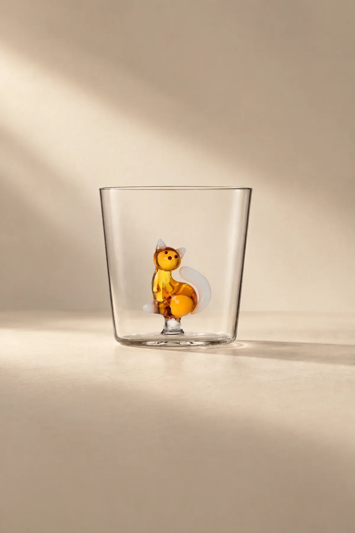 Hidden Curiosity Clear Glass Drinking Cup
