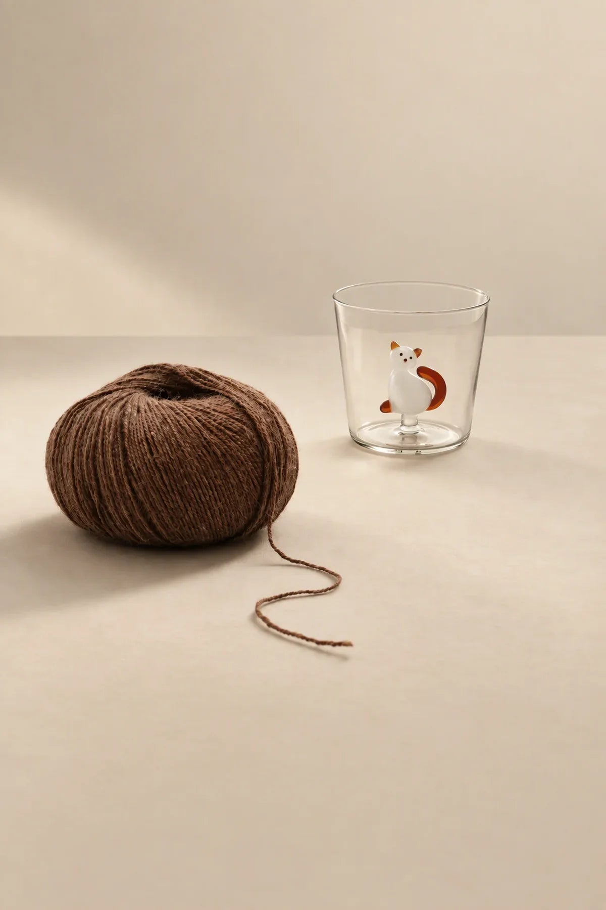 Hidden Curiosity Clear Glass Drinking Cup