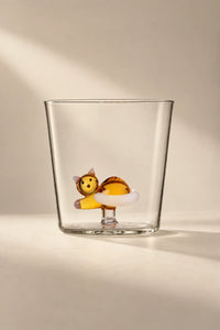 Hidden Curiosity Clear Glass Drinking Cup