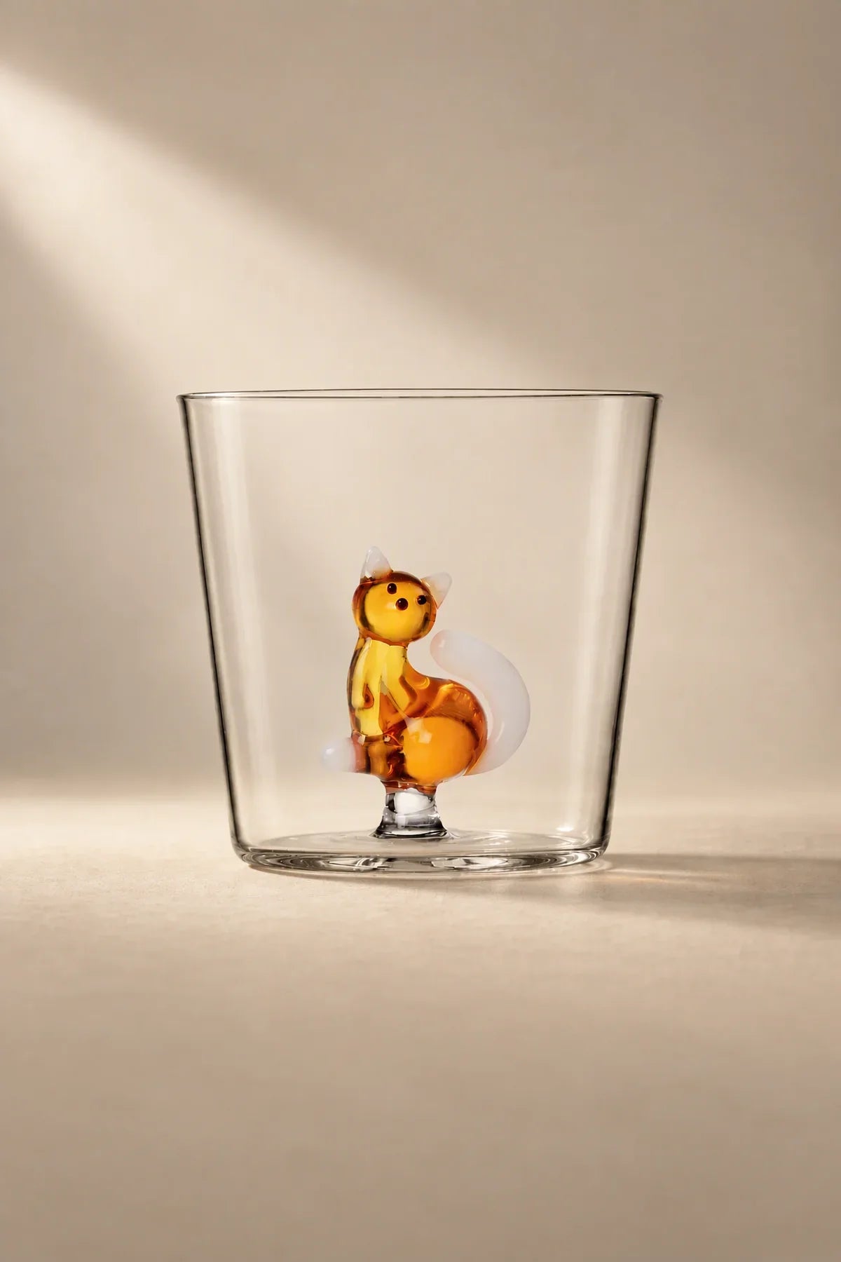 Hidden Curiosity Clear Glass Drinking Cup