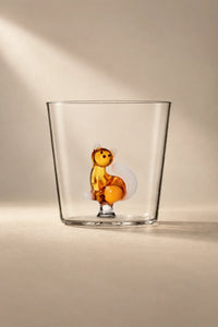 Hidden Curiosity Clear Glass Drinking Cup
