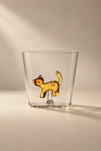 Hidden Curiosity Clear Glass Drinking Cup